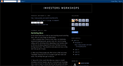 Desktop Screenshot of investorsworkshops.blogspot.com