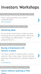 Mobile Screenshot of investorsworkshops.blogspot.com