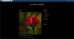 Desktop Screenshot of flickr-flower.blogspot.com