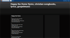 Desktop Screenshot of happythehomehymn.blogspot.com