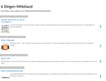 Tablet Screenshot of 6dingeninholland.blogspot.com