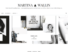Tablet Screenshot of martinawallin.blogspot.com