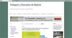 Desktop Screenshot of colegiosbolivia.blogspot.com