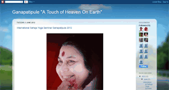 Desktop Screenshot of ganapatipulesahajayoga.blogspot.com