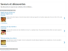 Tablet Screenshot of decouvertesculinaires.blogspot.com