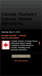 Mobile Screenshot of canadatourism.blogspot.com