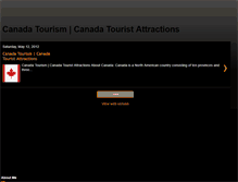 Tablet Screenshot of canadatourism.blogspot.com