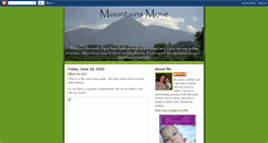 Desktop Screenshot of mountainsmove.blogspot.com