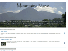 Tablet Screenshot of mountainsmove.blogspot.com