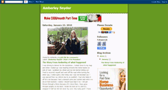 Desktop Screenshot of amberleysnyder.blogspot.com