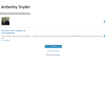 Tablet Screenshot of amberleysnyder.blogspot.com