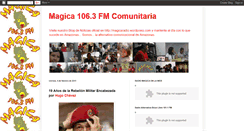 Desktop Screenshot of magica1063fm.blogspot.com