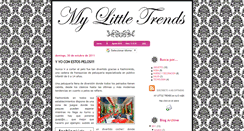 Desktop Screenshot of mylittletrends.blogspot.com