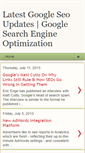 Mobile Screenshot of latestgoogleseoupdate.blogspot.com