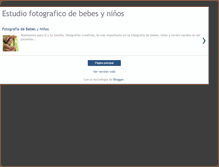 Tablet Screenshot of estudiofotograficodebebes.blogspot.com