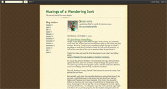 Desktop Screenshot of musingsofawanderingsort.blogspot.com