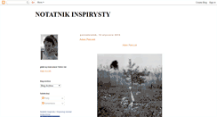Desktop Screenshot of notatnikinspirysty.blogspot.com