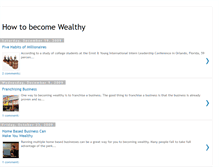 Tablet Screenshot of howtobuildwealthfast.blogspot.com