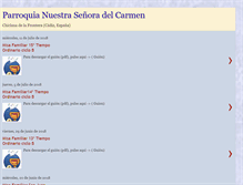 Tablet Screenshot of parroquiansdelcarmen.blogspot.com