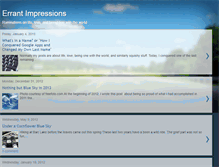 Tablet Screenshot of errantimpressions.blogspot.com