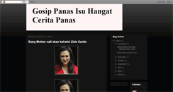 Desktop Screenshot of gosip-panas-isu-hangat.blogspot.com