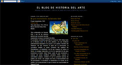 Desktop Screenshot of elblogdehistoriadelarte.blogspot.com