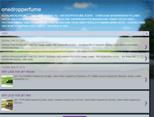 Tablet Screenshot of onedropperfume-agent.blogspot.com