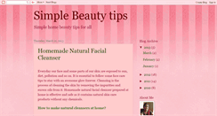 Desktop Screenshot of beautytips-home.blogspot.com