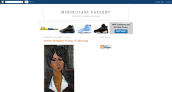 Desktop Screenshot of modiglianigallery.blogspot.com