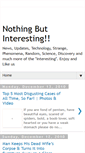 Mobile Screenshot of nothingbutinteresting.blogspot.com