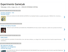 Tablet Screenshot of experimentegamelab.blogspot.com