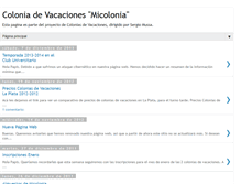 Tablet Screenshot of coloniadevacaciones.blogspot.com