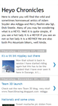 Mobile Screenshot of heyochronicles.blogspot.com