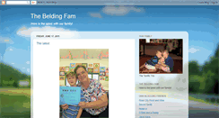 Desktop Screenshot of beldingfam.blogspot.com