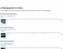 Tablet Screenshot of lonebackpacker.blogspot.com
