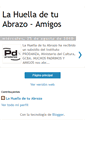 Mobile Screenshot of lahuelladetuabrazo-amigos.blogspot.com