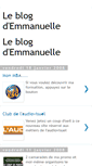 Mobile Screenshot of emmanuellebenichou.blogspot.com