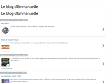 Tablet Screenshot of emmanuellebenichou.blogspot.com