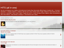 Tablet Screenshot of hits-all-in-one.blogspot.com