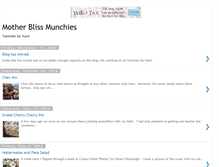 Tablet Screenshot of motherblissmunchies.blogspot.com