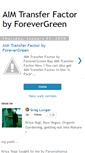 Mobile Screenshot of aim-transferfactor-forevergreen.blogspot.com