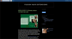 Desktop Screenshot of hairextensions-fusionhairextensions.blogspot.com