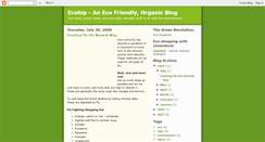 Desktop Screenshot of eco-hip.blogspot.com