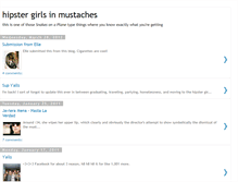 Tablet Screenshot of hipstergirlsinmustaches.blogspot.com