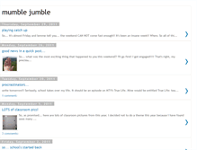 Tablet Screenshot of mumblemumbleblog.blogspot.com