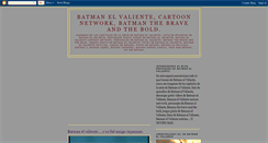 Desktop Screenshot of batmanelvaliente.blogspot.com