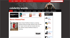 Desktop Screenshot of celebrityforwords.blogspot.com