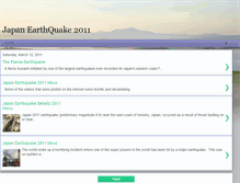 Tablet Screenshot of japanearthquake2011news.blogspot.com