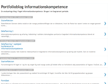 Tablet Screenshot of portfoliobloginformationskompetence.blogspot.com