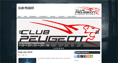 Desktop Screenshot of clubpeugeot.blogspot.com